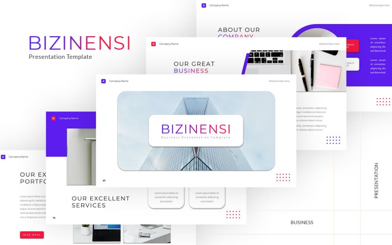bizinensi business powerpoint template original