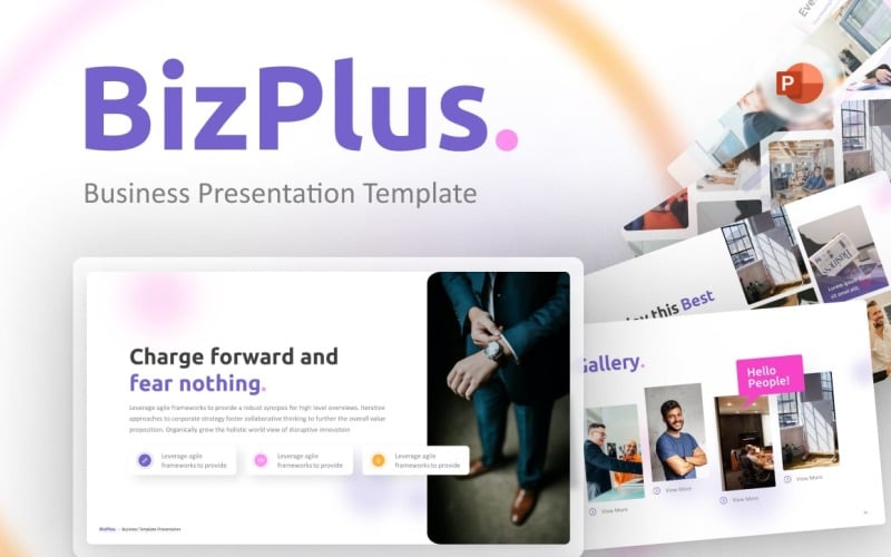 bizplus creative business powerpoint template original