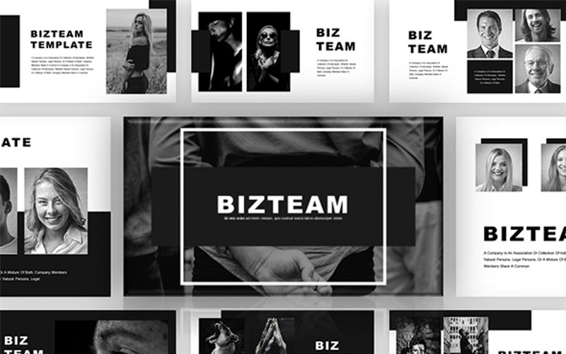 bizteam powerpoint template original