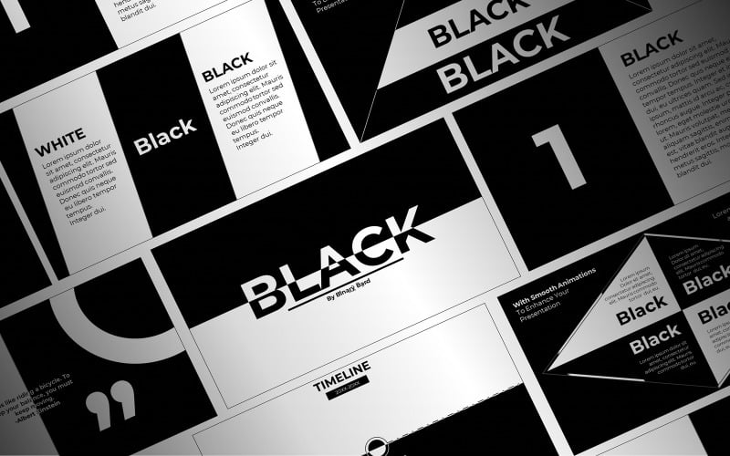 black elegance an animated powerpoint template by binary bard original