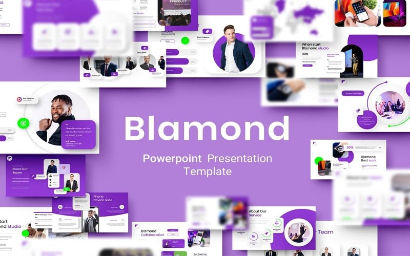 blamond busines powerpoint template original
