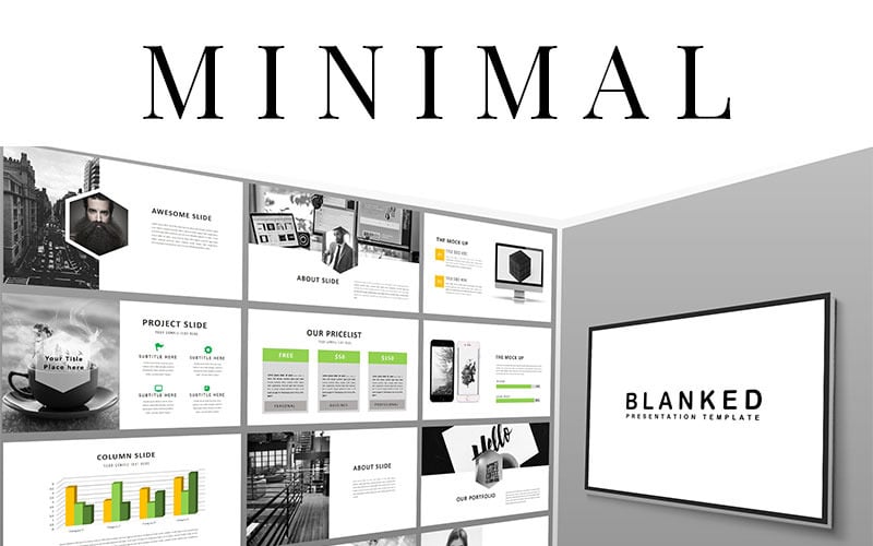blanked minimal urban powerpoint template original