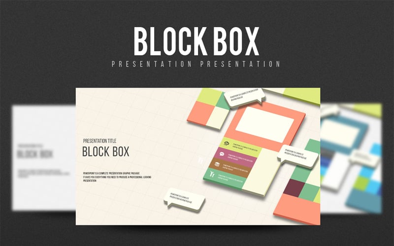 block box powerpoint template original