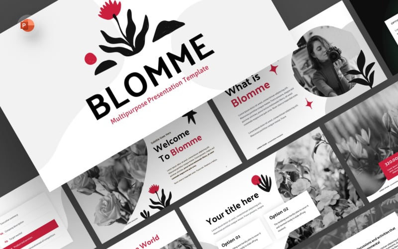 blomme multipurpose powerpoint template original