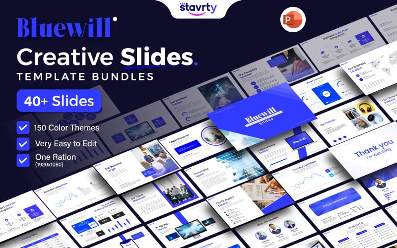 bluewill business pack powerpoint templates powerful feature design original