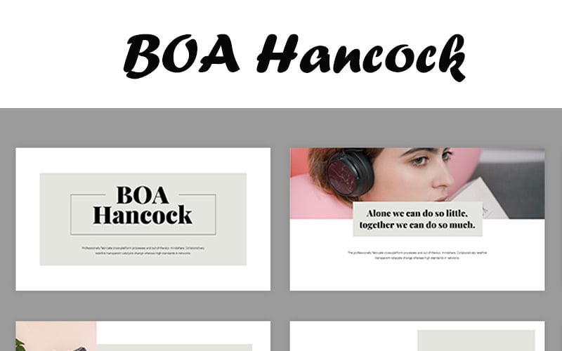 boa hancock powerpoint template original