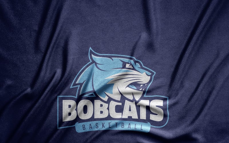 bobcats sports logo template original