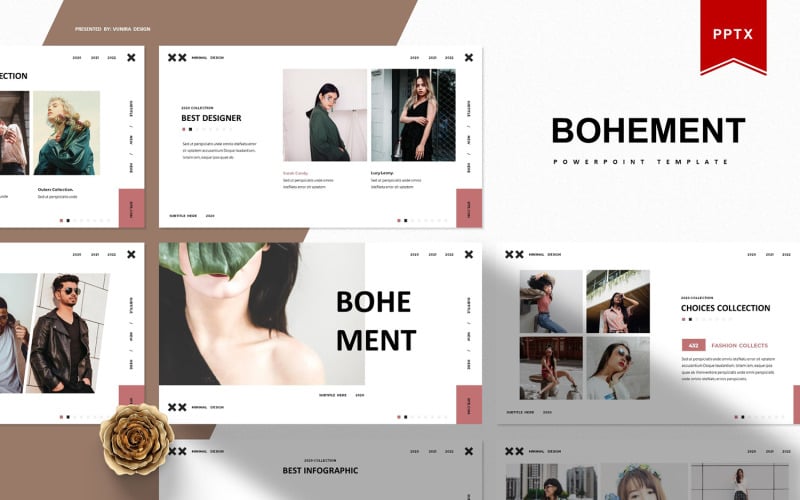 bohement powerpoint template original