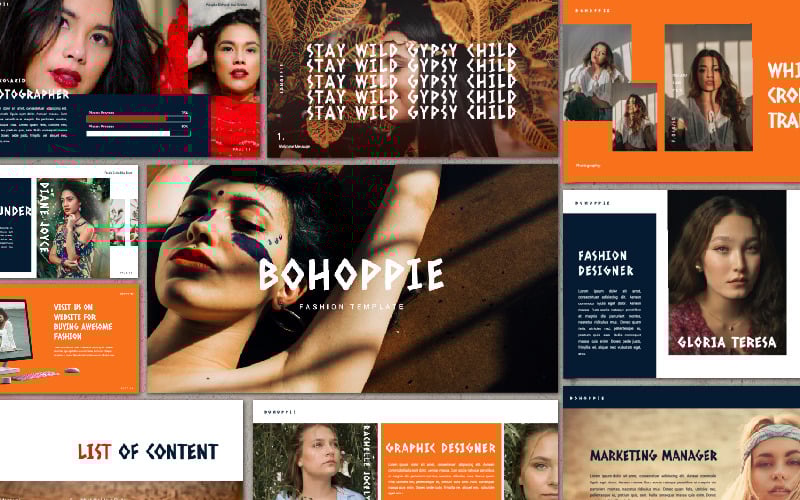 bohoppie presentation powerpoint template original