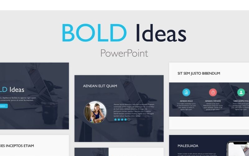 bold ideas powerpoint template original