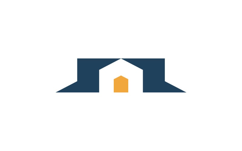 bolt home lightning house logo design template original