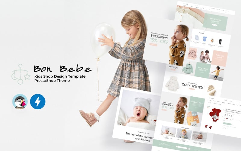 bon bebe kids shop design template prestashop theme original