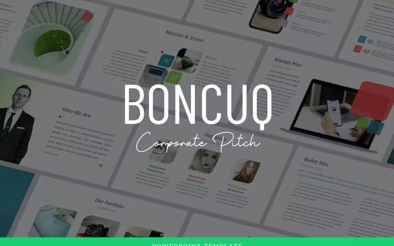 boncuq corporate powerpoint template original