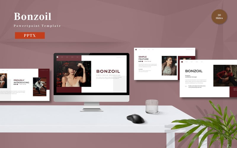 bonzoil powerpoint template original