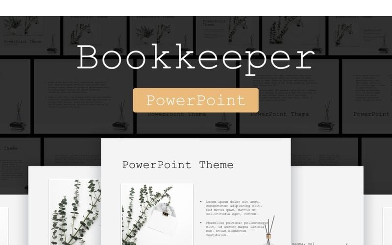 bookkeeper powerpoint template original