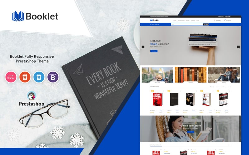 booklet responsive prestashop template original