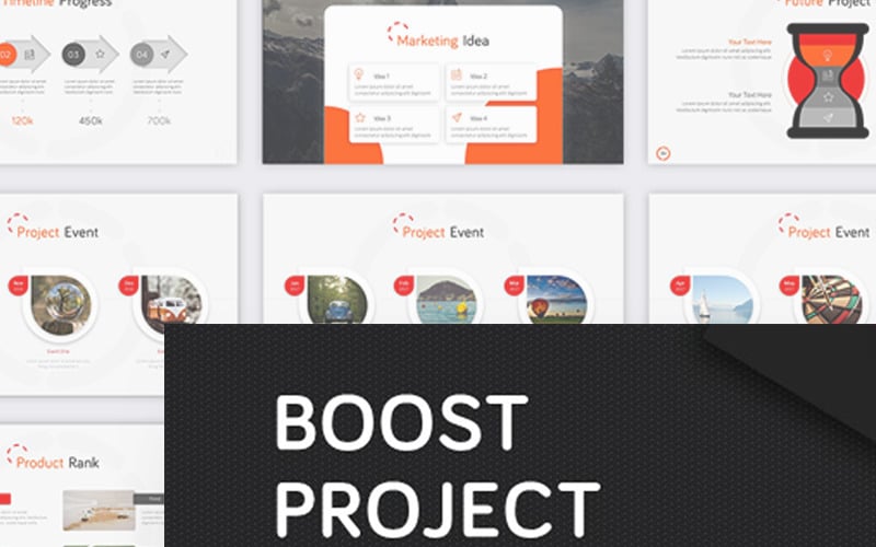 boost project presentation powerpoint template original
