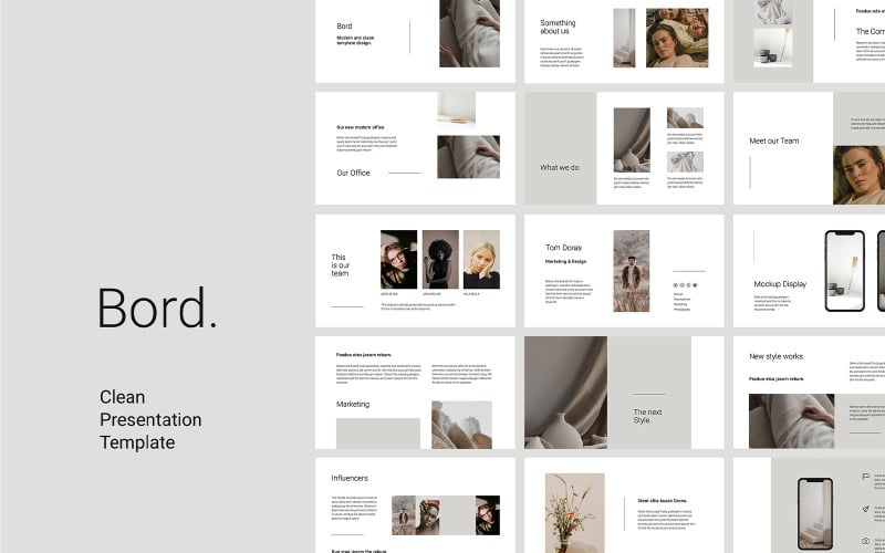 bord presentation powerpoint template original