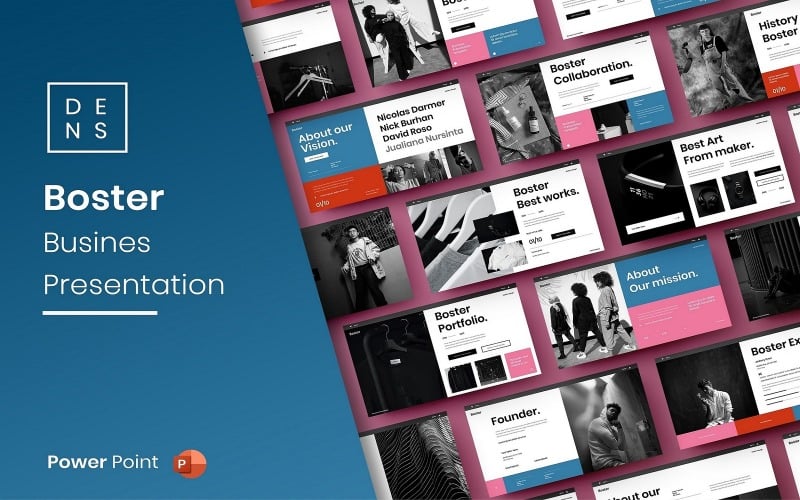 boster busines powerpoint template original