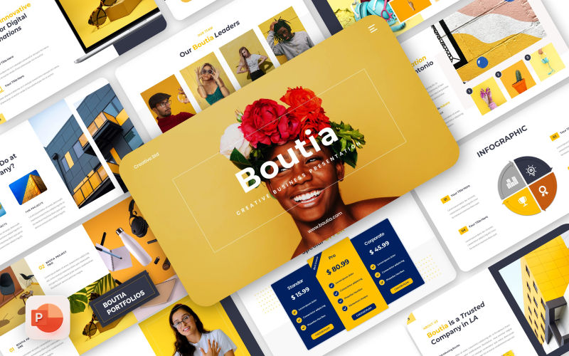 boutia creative business powerpoint template original
