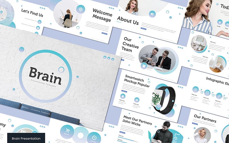 brain powerpoint template original