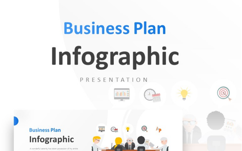 brainstorming team meeting ilustration presentation powerpoint template original