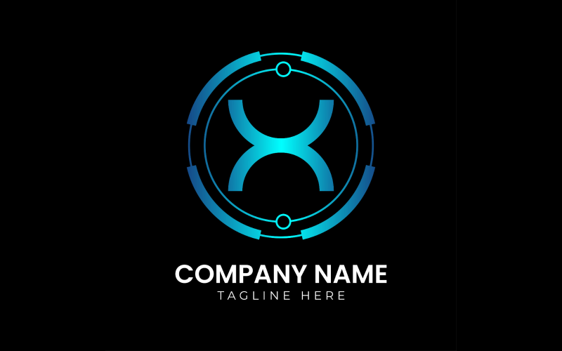 brand and company letter logo design template original