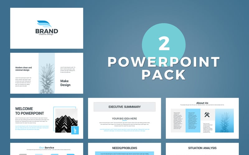 brand business presentation powerpoint template original