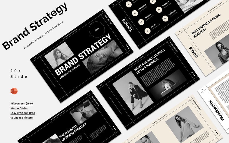 brand development strategy powerpoint template original