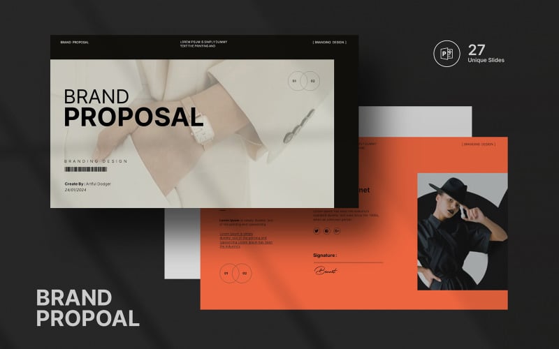 brand digital proposal presentation original