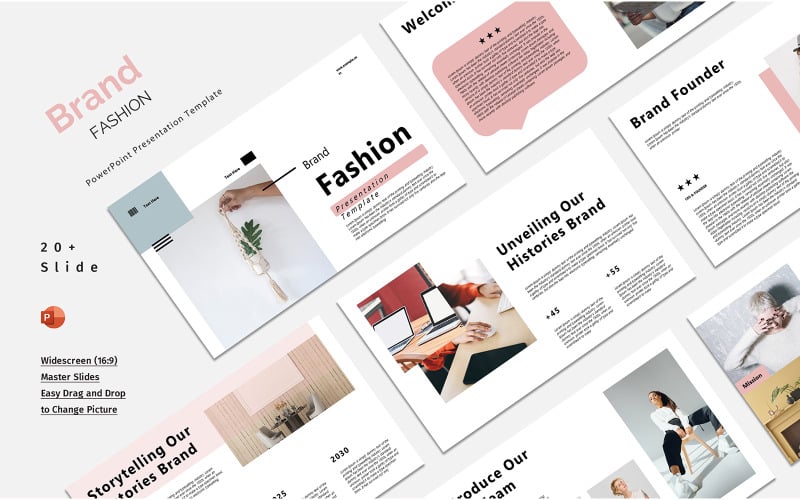 brand fashion powerpoint template original