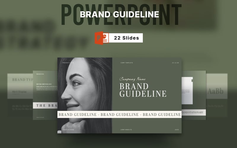 brand guideine presentation template original