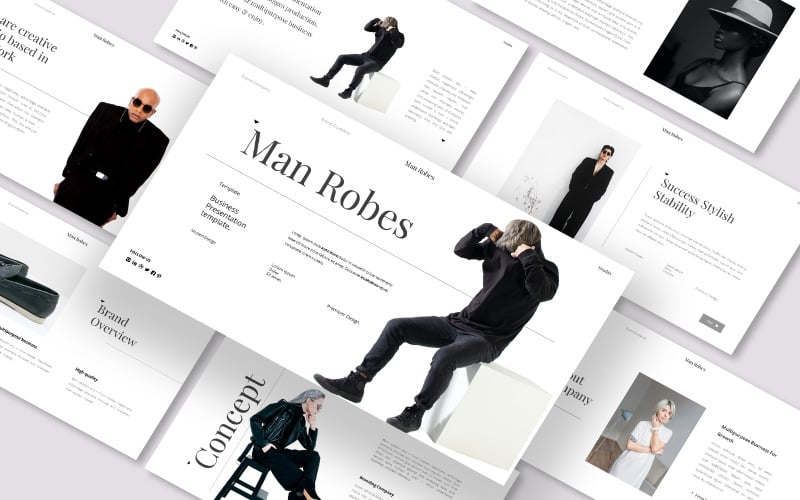 brand guideline company powerpoint template original