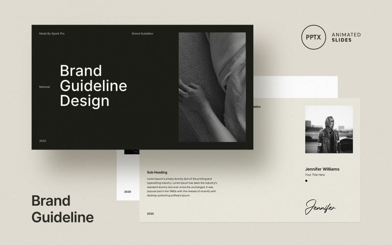 brand guideline design template original