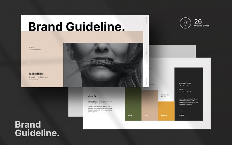 brand guideline digital presentation original