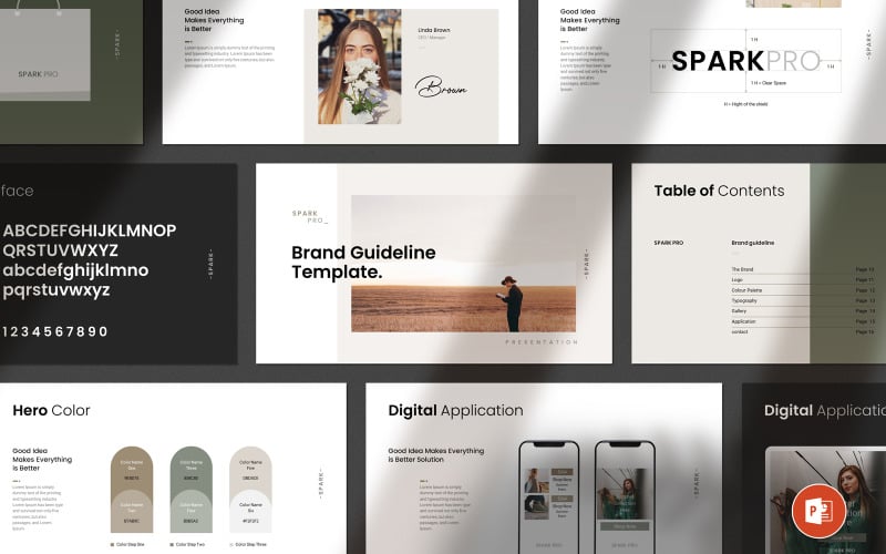 brand guideline powerpoint template original