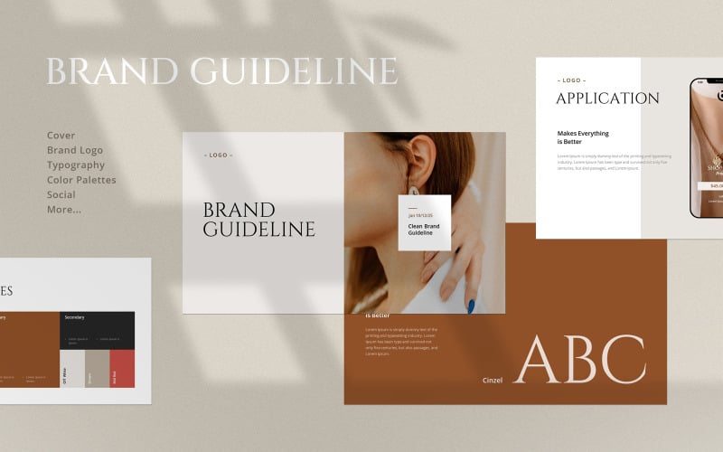 brand guideline presentation layout original