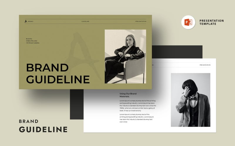 brand guideline presentation powerpoint original