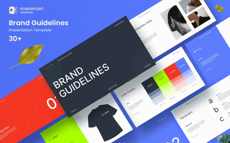 brand guideline presentation template original