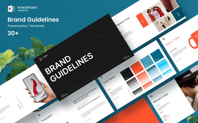 brand guideline presentation template original