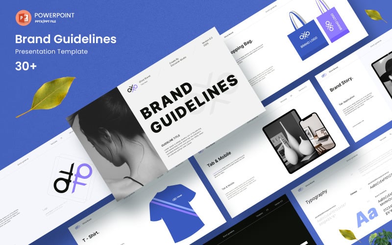 brand guideline presentation template original