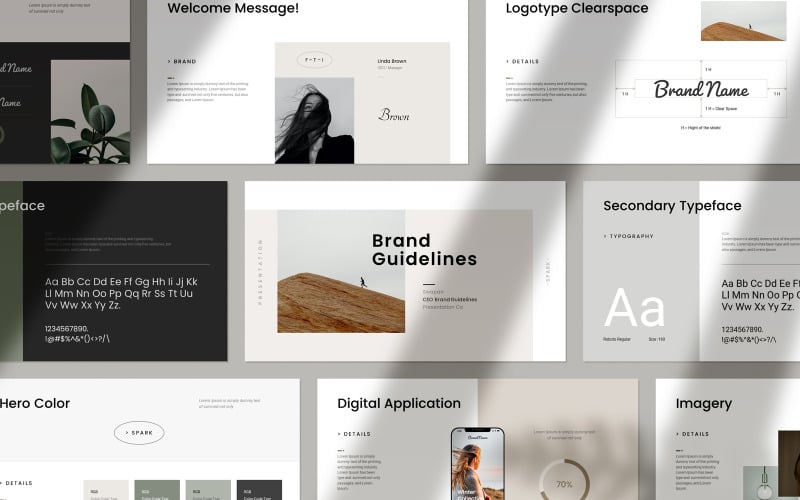 brand guideline template layout original