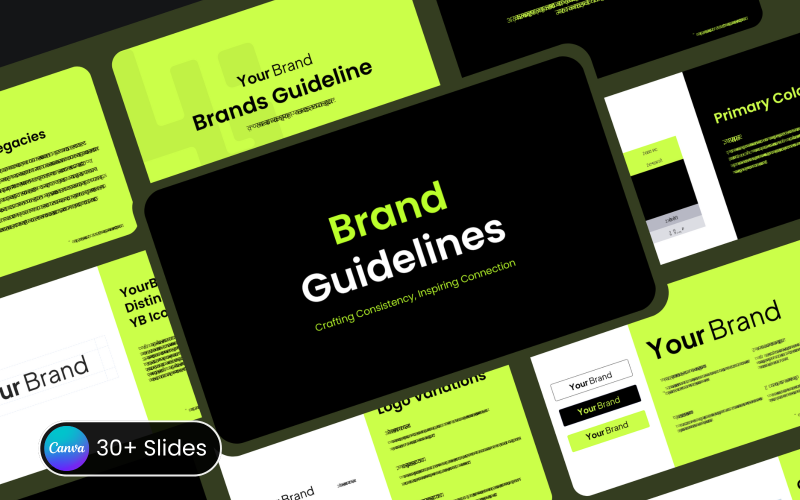 brand guidelines canva presentation template original