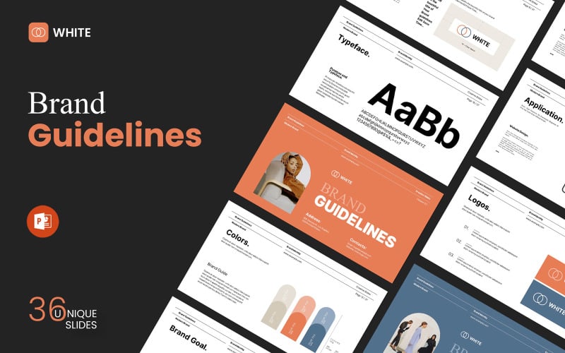 brand guidelines powerpoint layout original
