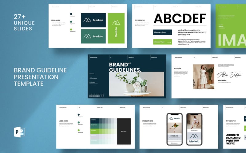 brand guidelines presentation template original