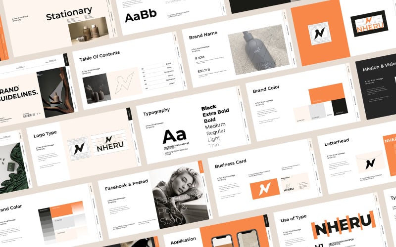 brand guidelines presentation template original