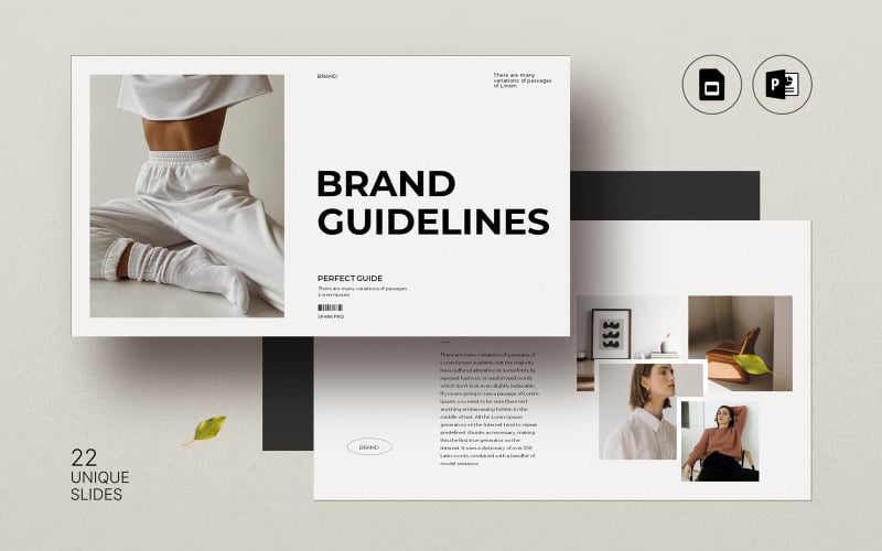 brand guidelines presentation template original