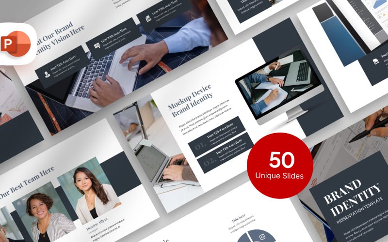 brand identity presentation template original