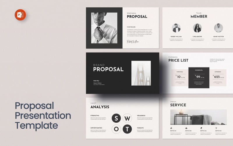 brand proposal powerpoint presentation template original