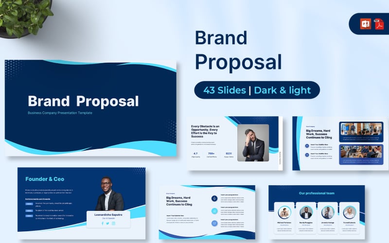 brand proposal powerpoint template vol original
